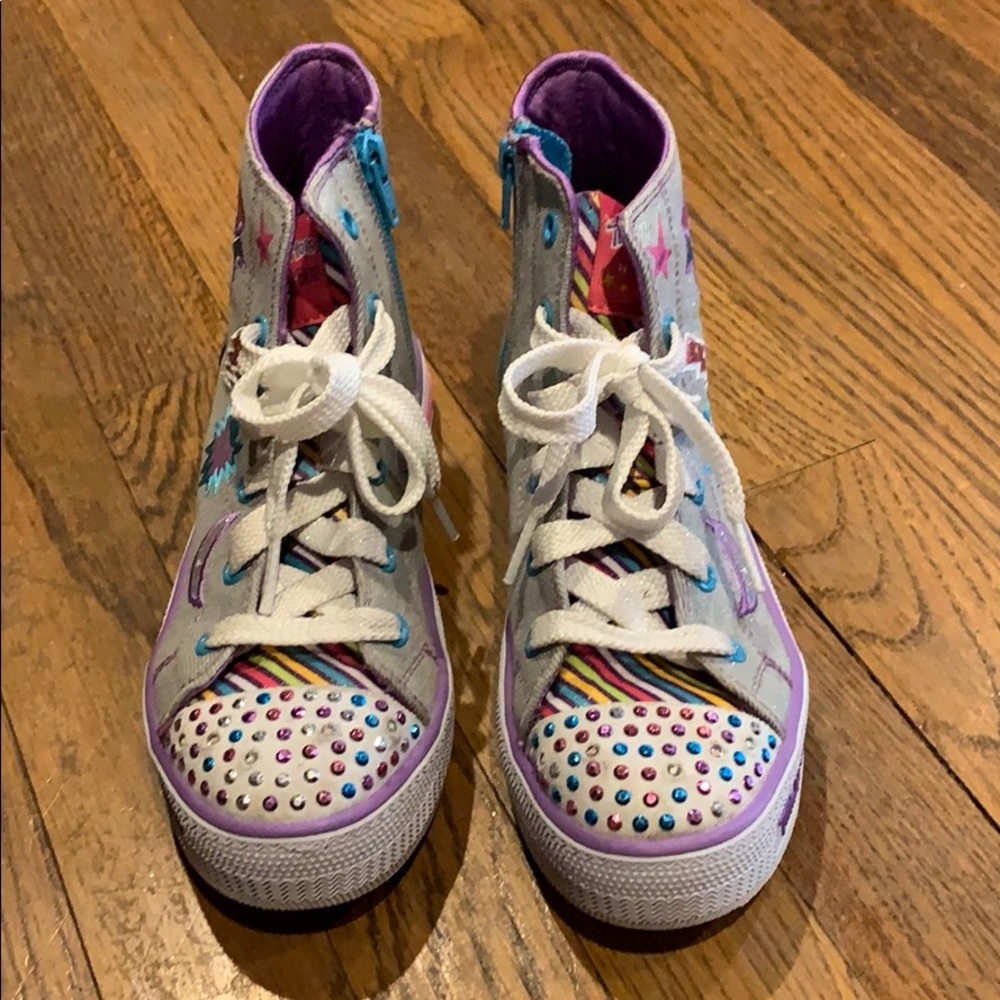 Kids twinkle toe sketcher sneakers